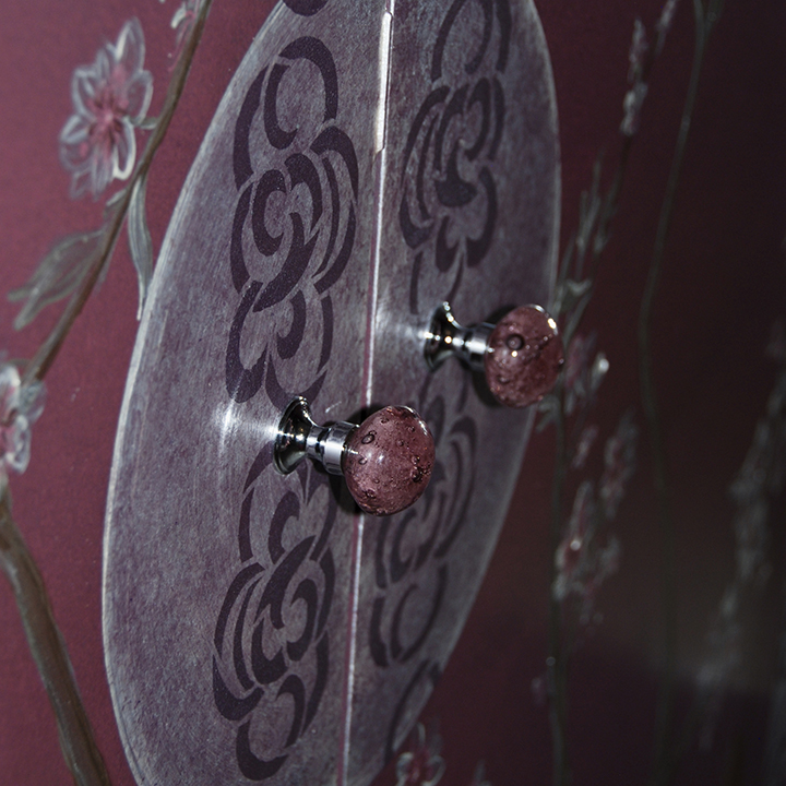 Porte d'armoire décoration style asiatique 
